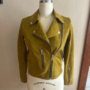 All Saints Camel Leather Jacket